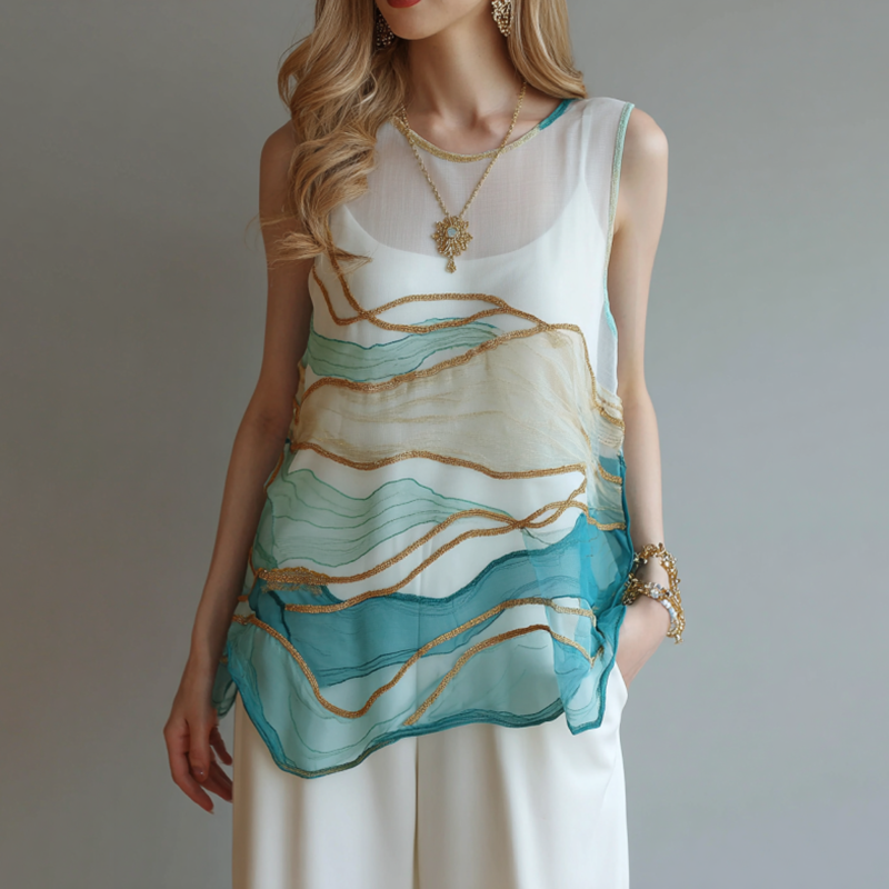 Gracefully Styled Top for Any Occasion