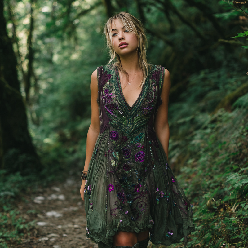 A Vintage Style Dress with Delicate Timeless Details