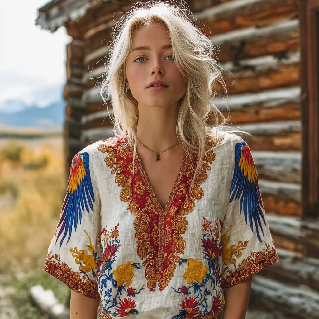 Timeless Vintage Style Top