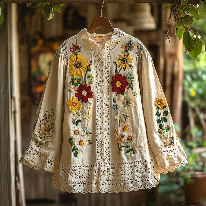 Timeless Vintage Style Blouse