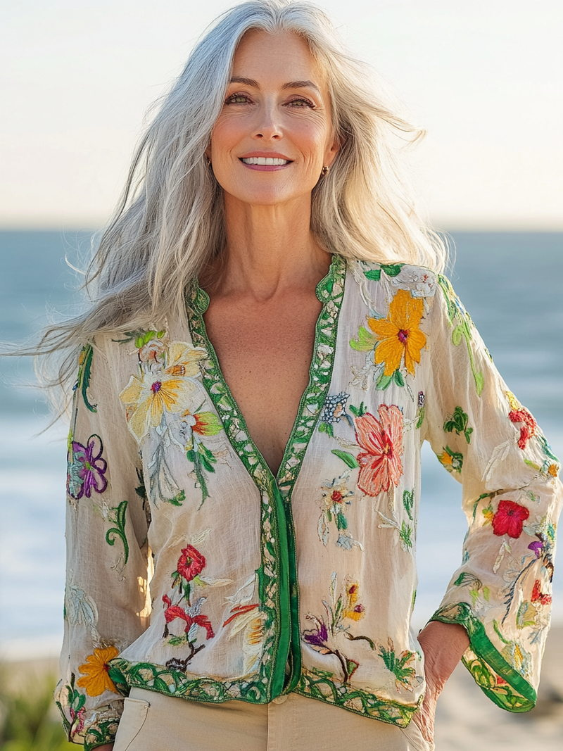 Timeless Vintage Style Top