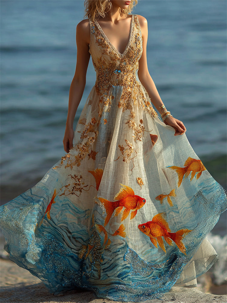 A Vintage Style Dress with Delicate Timeless Details
