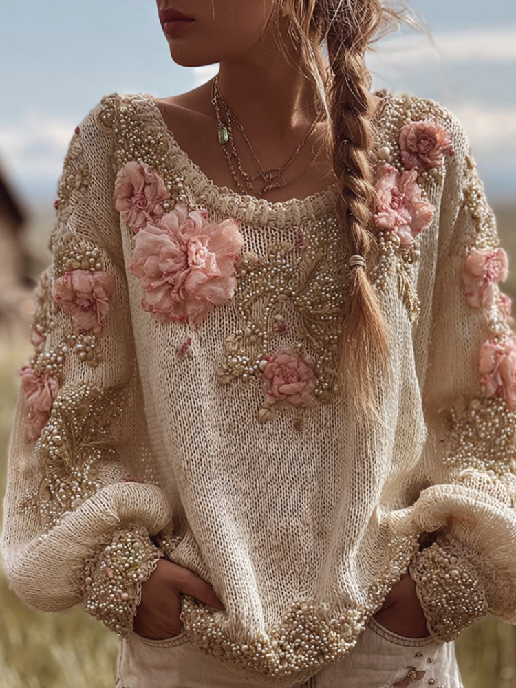 Well Tailored Sweater with a Graceful Silhouette