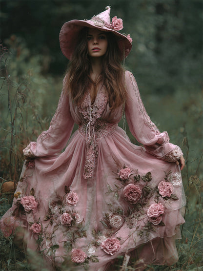 A Vintage Style Dress with Delicate Timeless Details
