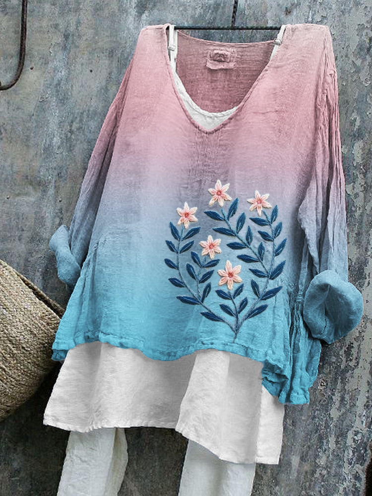Pink blue