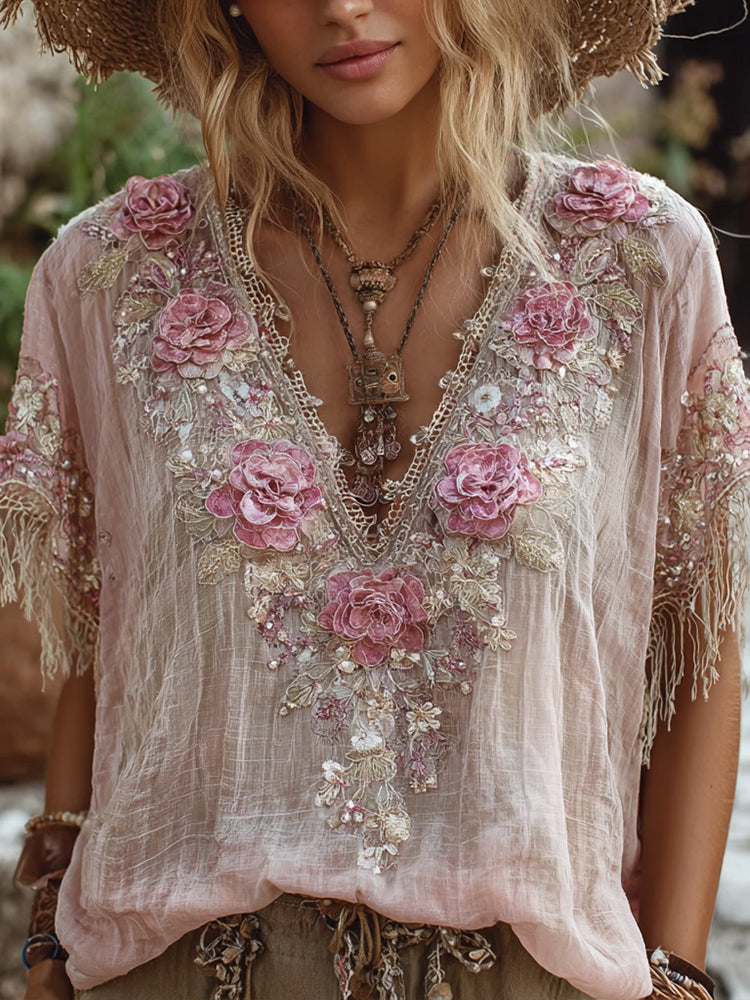 Timeless Vintage Style Top