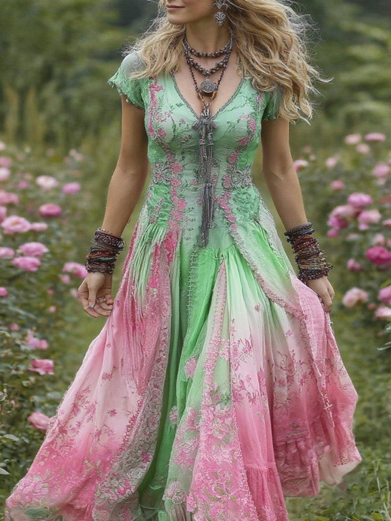 A Vintage Style Dress with Delicate Timeless Details