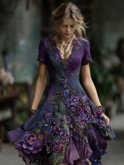 A Vintage Style Dress with Delicate Timeless Details