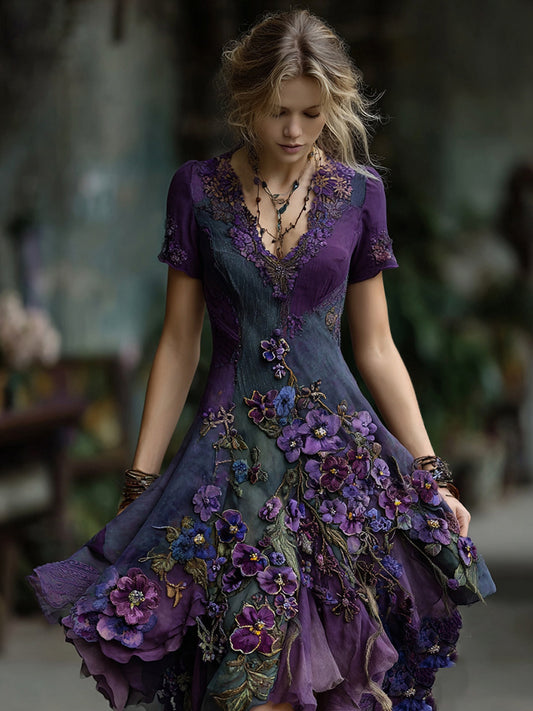 A Vintage Style Dress with Delicate Timeless Details