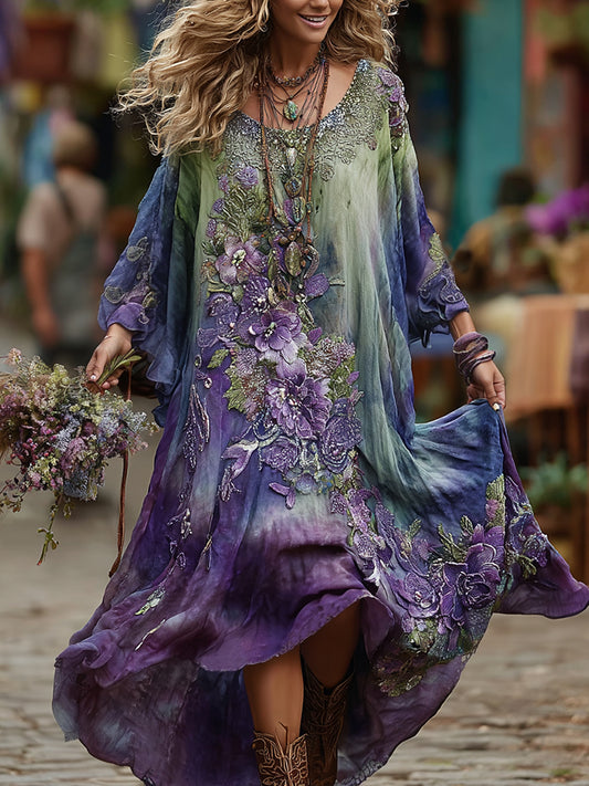 A Vintage Style Dress with Delicate Timeless Details