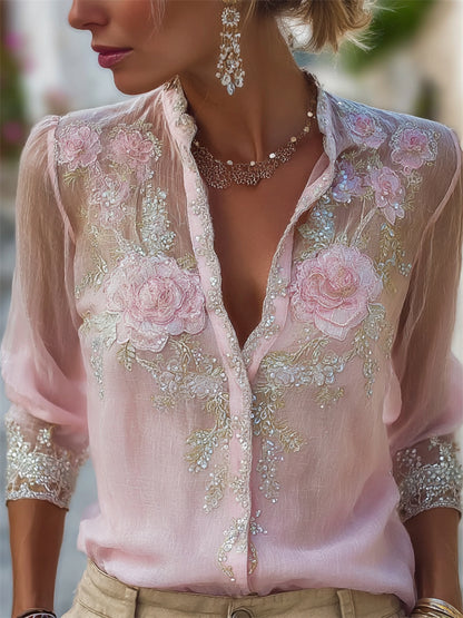 Timeless Vintage Style Blouse