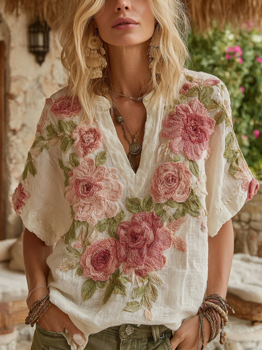 A Vintage Style T-Shirt with Delicate Timeless Details
