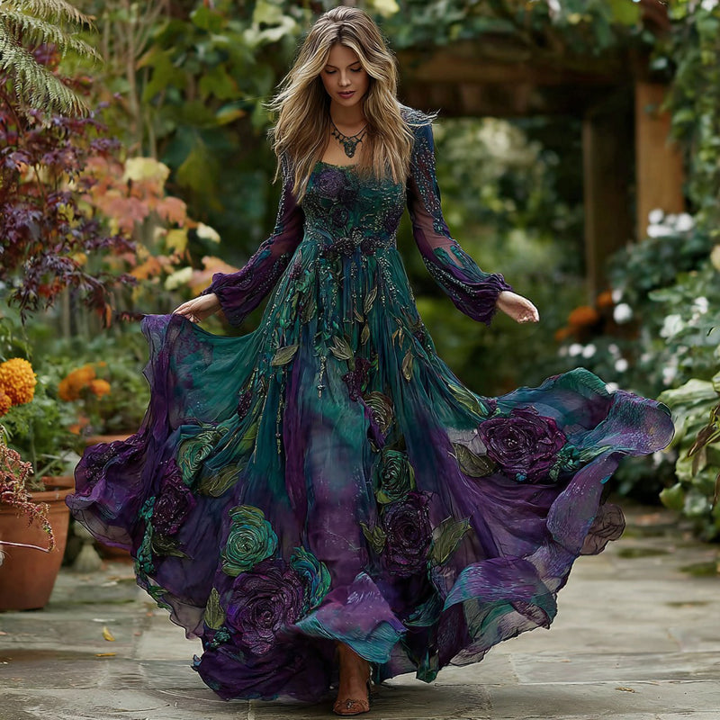 A Vintage Style Dress with Delicate Timeless Details