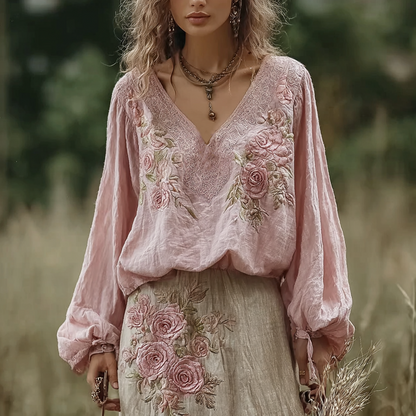 Timeless Vintage Style Top