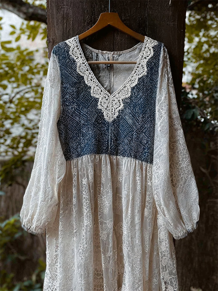 A Vintage Style Dress with Delicate Timeless Details