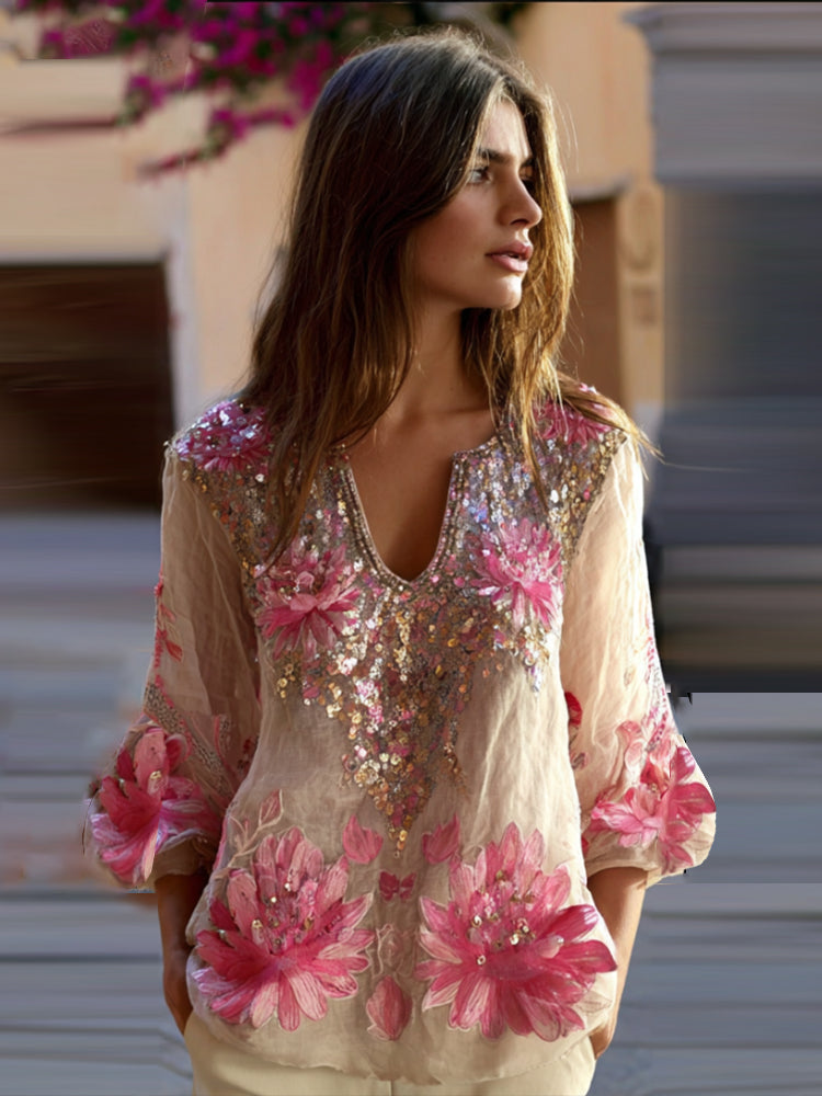 Timeless Vintage Style Top