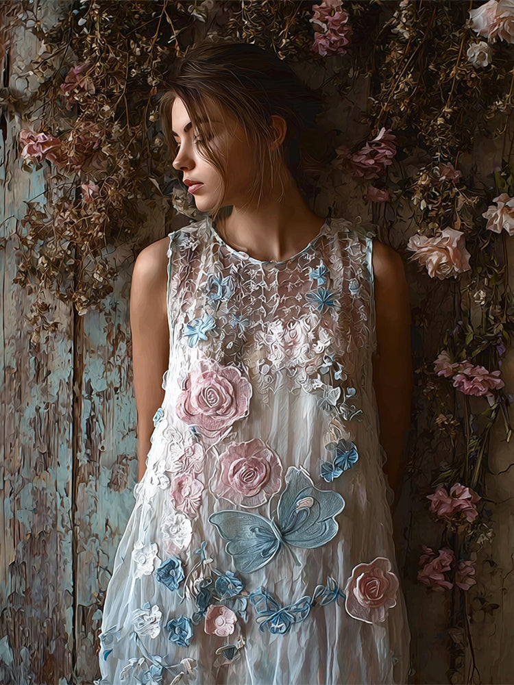 A Vintage Style Dress with Delicate Timeless Details