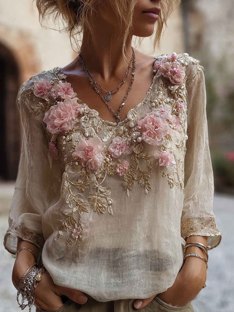 Timeless Vintage Style Top