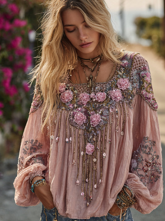 Timeless Vintage Style Top