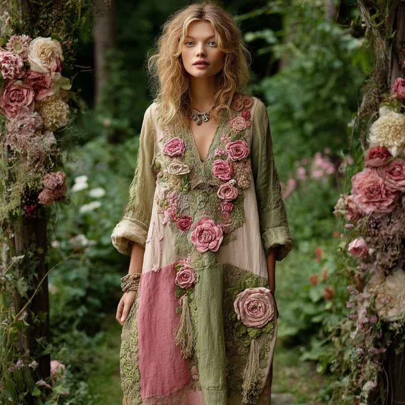 A Vintage Style Dress with Delicate Timeless Details