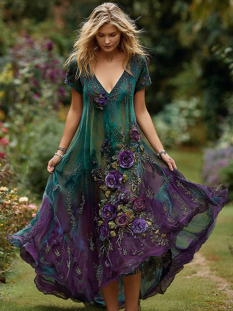 A Vintage Style Dress with Delicate Timeless Details