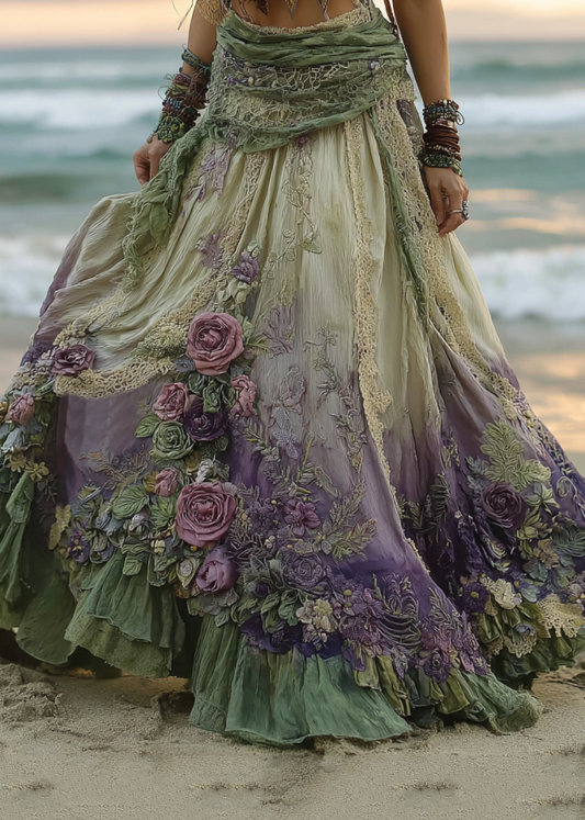 Purple green