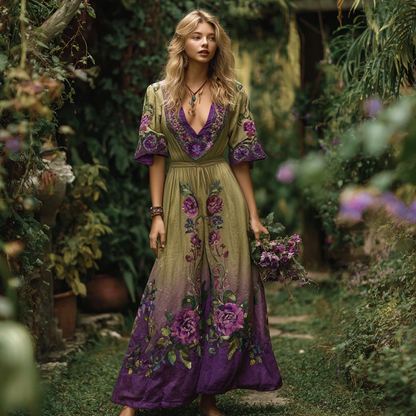 Purple green