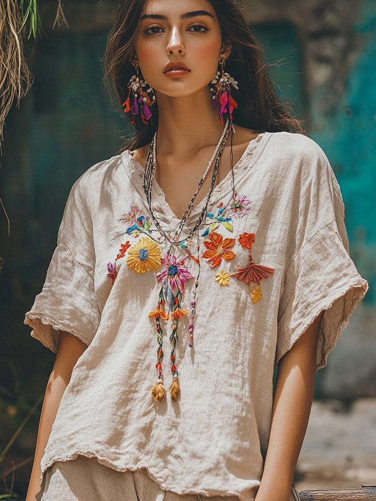 Timeless Vintage Style Top