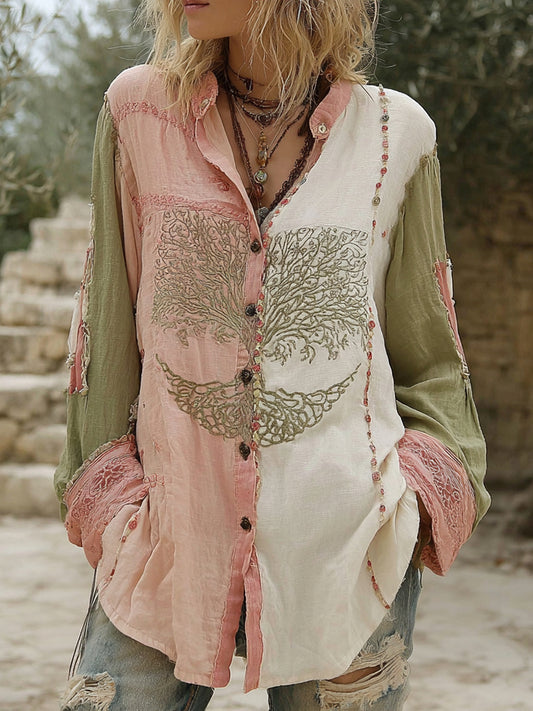 A Vintage Style Shirt with Delicate Timeless Details