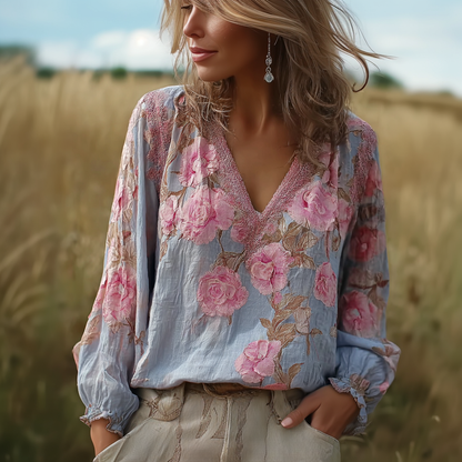 Timeless Vintage Style Top