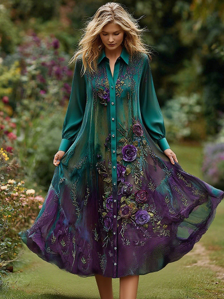 A Vintage Style Dress with Delicate Timeless Details
