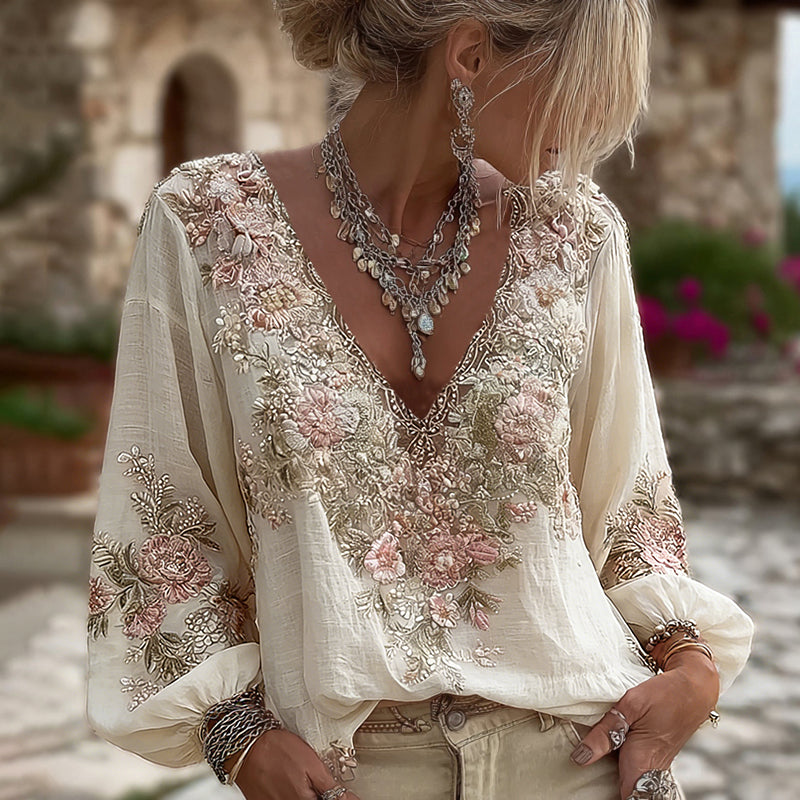 Timeless Vintage Style Blouse