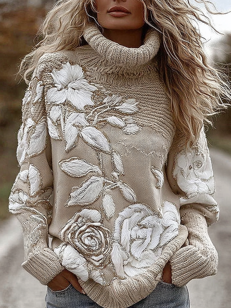 Gracefully Designed Sweater