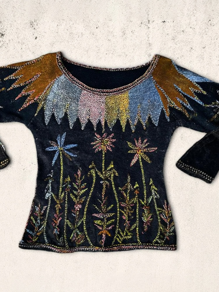 Gracefully Designed Sweater