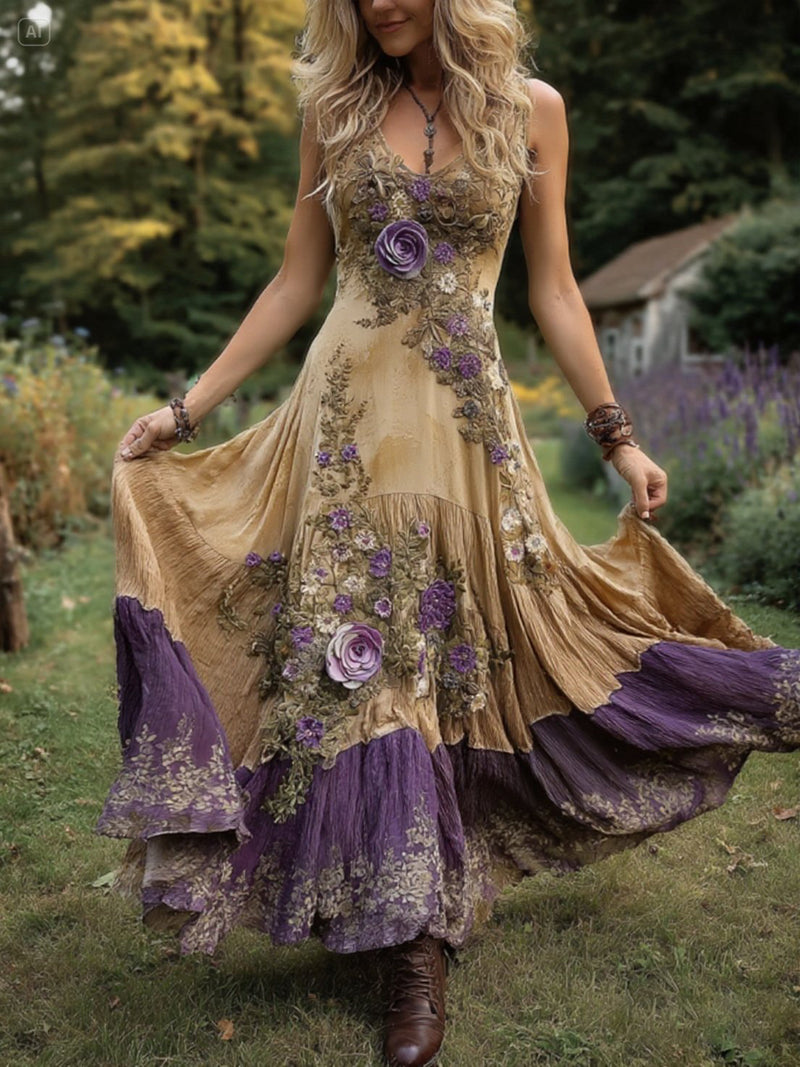 A Vintage Style Dress with Delicate Timeless Details