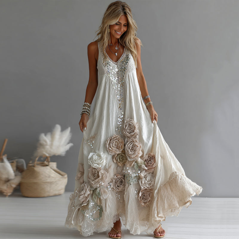 A Vintage Style Dress with Delicate Timeless Details