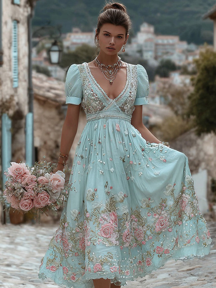 A Vintage Style Dress with Delicate Timeless Details