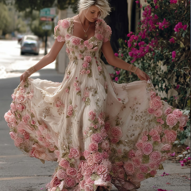 Classic Vintage Dress with a Flattering Fit