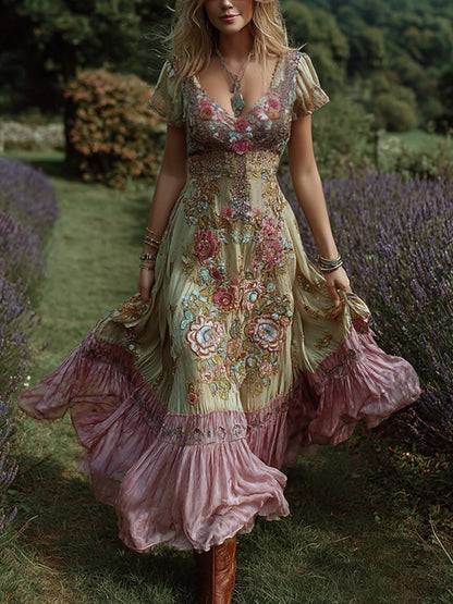A Vintage Style Dress with Delicate Timeless Details