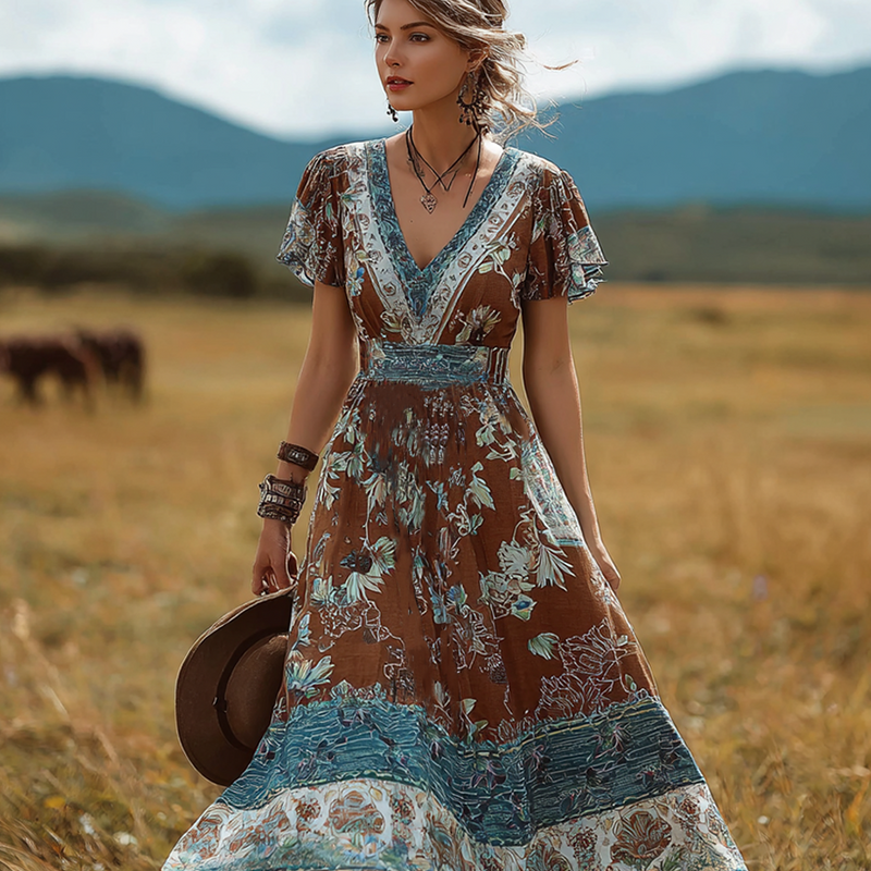 A Vintage Style Dress with Delicate Timeless Details