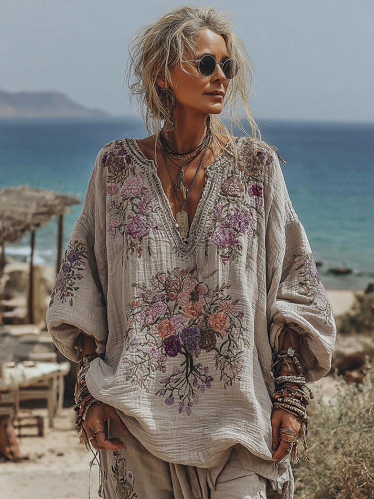 A Vintage Style Shirt with Delicate Timeless Details