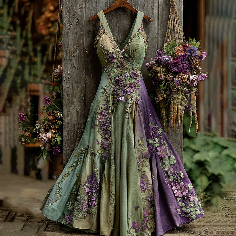 A Vintage Style Dress with Delicate Timeless Details