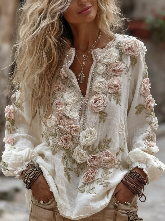 Timeless Vintage Style Top