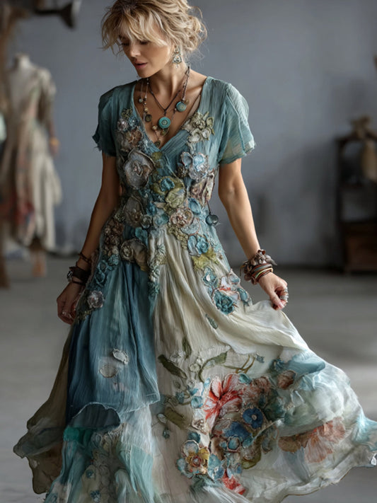 A Vintage Style Dress with Delicate Timeless Details