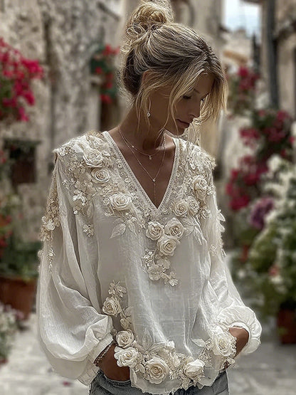Timeless Vintage Style Top
