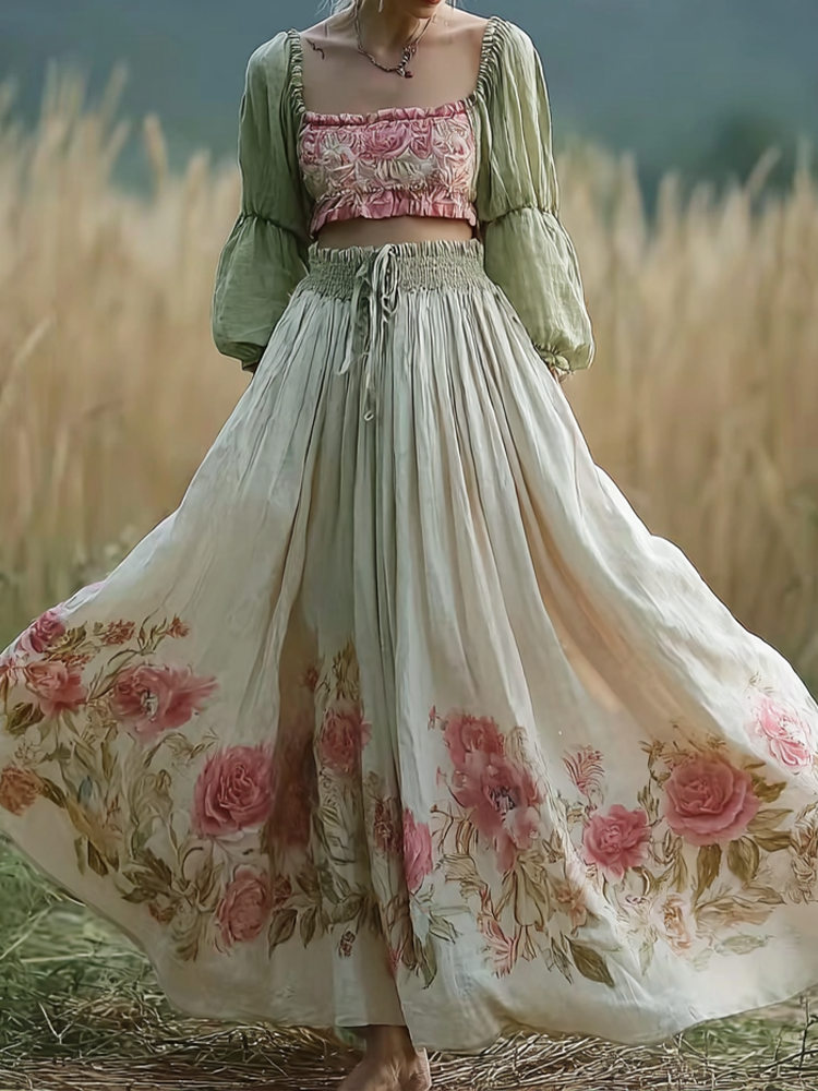 A Vintage Style Dress with Delicate Timeless Details