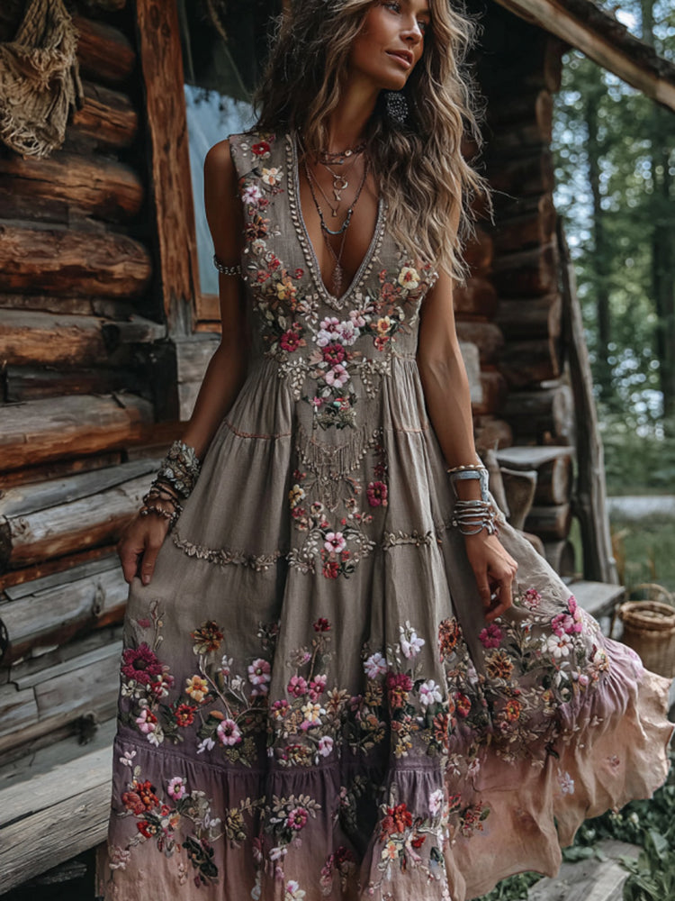 Classic Vintage Dress with a Flattering Fit