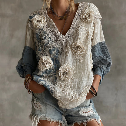 Blue white