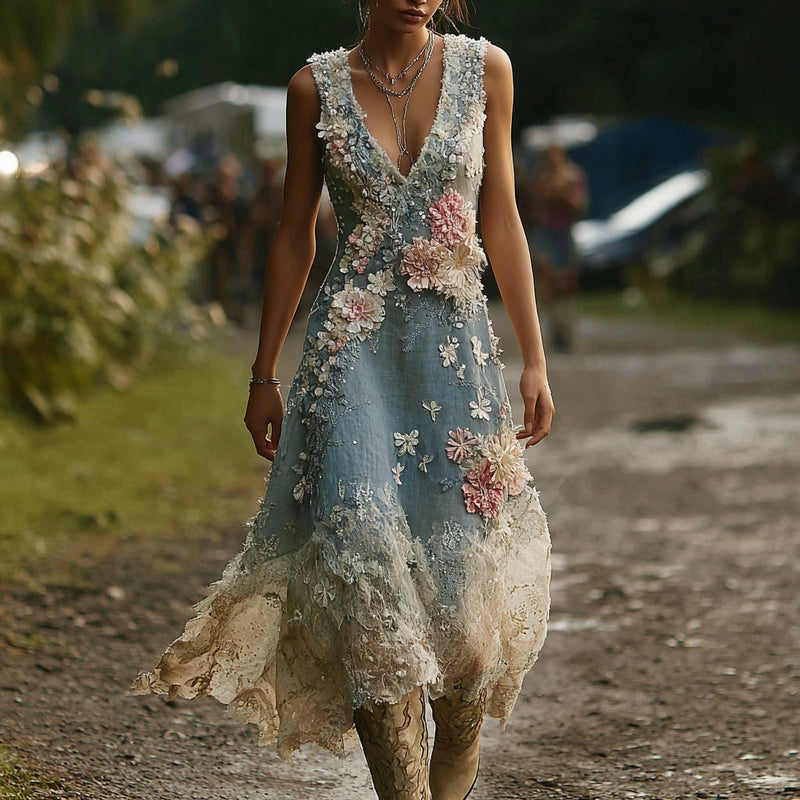 Classic Vintage Dress with a Flattering Fit