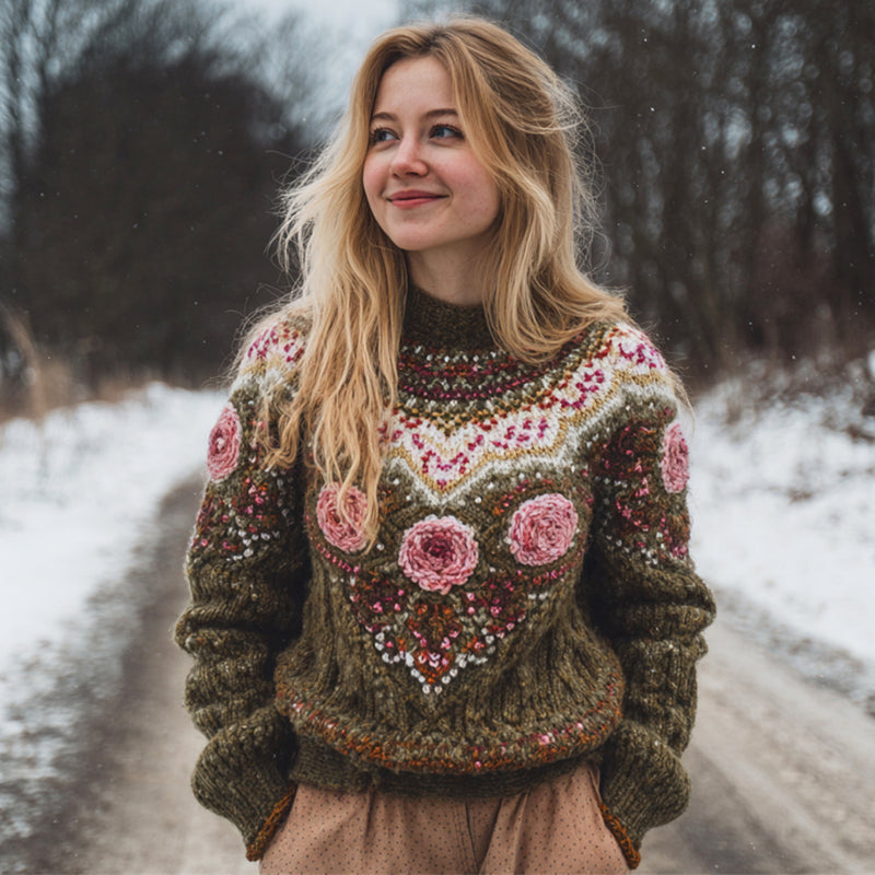 Gracefully Designed Sweater
